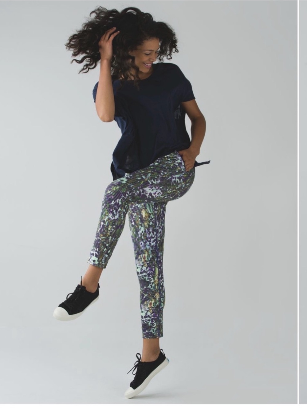 lululemon athletica Multi-Color Cropped Performance Jogger Pants